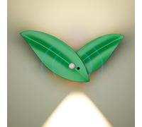 Haninula Motion Sensor Night Light with Remote, 10 Color Changing RGB Night Lights Stick on Wall, Dimmable 2000mAh Rechargeable Battery Wall Night Light for Hallway/Entryway/Living Room/Bedside/Stair