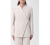 HANITA Cropped Double-Breasted Blazer with Concealed Fastening - Size: 42 - female