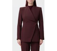 HANITA Cropped Double-Breasted Blazer with Concealed Fastening - Size: 44 - female