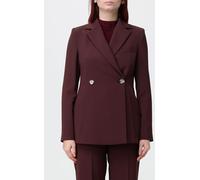 HANITA Cropped Double-Breasted Blazer with Lapels - Size: 40 - female
