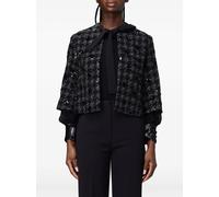 Hanita sequin-embellished bouclé jacket - Black 38-40-42-44