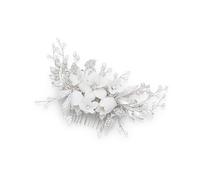 Hanjiajia Wedding Hair Accessories for Brides, Women, Bridesmaids, Flower Girl | Bride Hair Jewelry | Bridal Hair Accessories For Wedding Headpieces | Bridal Hair Comb Flower | Hair Clip Pieces (Moder