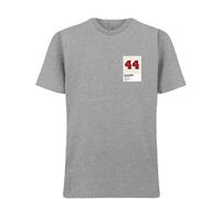 Hank Aaron 44 Jersey Frame Men's T-Shirt - Gray / XL