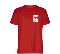 Hank Aaron 44 Jersey Frame Men's T-Shirt - Red / XL