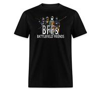 Hank & Jed BFFs Battlefield Friends Men's T-Shirt Black XXL