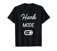 Hank Mode On Name Value Graphic T-Shirt, Men, Black, XL