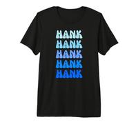 Hank Retro Name Stack Design Premium T-Shirt
