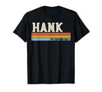 Hank Retro Vintage Men Kids Boys First Name T-Shirt