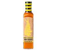 Hank Sauce Honey Habanero Hot Sauce Versatile Hot Pepper Sauce with Fresh Cilantro, Garlic Aged Peppers & Honey Extra Hot Habanero Sauce Multipurpose Gourmet Sauce 8 Ounces 1 Bottle