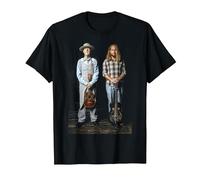 Hank Wangford Noel Dashwood Duo Portrait by Everard Smith T-Shirt, Men, Black, Small