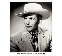 Hank Williams Photograph 11 X 14 - Marvelous 1948 MGM Records Publicity Portrait - Country Music Legend - Rare Photo - Poster Art Print