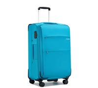 Hanke 16/20/24/28 Inch Expandable Carry On Luggage Sets 22x14x9 Airline Approved Softside Suitcases with Wheels Lightweight Travel Luggage Rolling Suitcase with Lock for Men and Women., Caribbean Blue