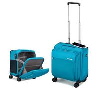 Hanke 16/20/24/28 Inch Expandable Carry On Luggage Sets 22x14x9 Airline Approved Softside Suitcases with Wheels Lightweight Travel Luggage Rolling Suitcase with Lock for Men and Women., Caribbean Blue