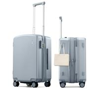 Hanke Expandable Carry On Luggage 22x14x9 Airline Approved, 20 Inch Hard Shell Suitcases with Wheels, Lightweight Travel Luggage Carry On Suitcase for Woman & Men with Tsa Lock(Grey)