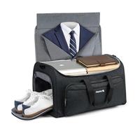 Hanke Garment Duffle Bags for Travel, Black