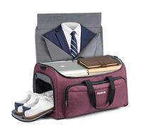 Hanke Garment Duffle Bags for Travel, Purple