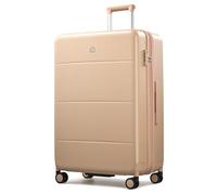 Hanke Luggage Hard Shell Suitcases with Spinner Wheel, TSA Approved Luggage 16in Underseat Carry On Luggage 20in 24in 26in 28in Large Hardside Luggage Travel PC Luggage Set, Cuba Sand, Expandable 28