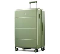 Hanke Luggage Hard Shell Suitcases with Spinner Wheel, TSA Approved Luggage 16in Underseat Carry On Luggage 20in 24in 26in 28in Large Hardside Luggage Travel PC Luggage Set, Bamboo Green, Expandable