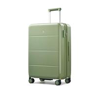 Hanke Luggage Hard Shell Suitcases with Spinner Wheel, TSA Approved Luggage 16in Underseat Carry On Luggage 20in 24in 26in 28in Large Hardside Luggage Travel PC Luggage Set, Bamboo Green, Expandable
