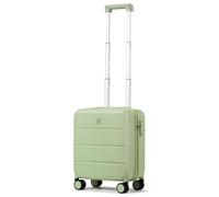 Hanke Luggage Hard Shell Suitcases with Spinner Wheel & TSA Lock, 16in Underseat Carry On Luggage 20in 24in 26in 28in Large Hardside Luggage Travel PC Luggage Set, Bamboo Green, Underseat 16-Inch,