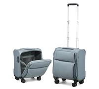 Hanke Softside Expandable Luggage 16/20/24/28 Inch Carry On Luggage for Travel Checked Luggage Suitcases with Wheels TSA Luggage Large Suitcase, Grey, 16-Inch Underseat