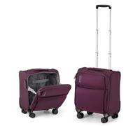 Hanke Softside Expandable Luggage 16/20/24/28 Inch Carry On Luggage for Travel Checked Luggage Suitcases with Wheels TSA Luggage Large Suitcase, Purple, 16-Inch Underseat, Underseat Carry on Luggage