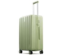 Hanke Upgraded Elite Luggage, PC Hard Shell Suitcases with Wheels, TSA Lock, Explosion-Proof Zipper Suitcase for Long Travel Men & Women, Bamboo Green, 24 Inch, Hardside Luggage With Spinner Wheels