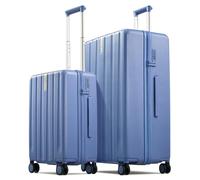 Hanke Upgraded Elite Luggage, PC Hard Shell Suitcases with Wheels, TSA Lock, Explosion-Proof Zipper Suitcase for Long Travel Men & Women, Deep Space Purple, 2-Piece Set（20/29）, Hardside Luggage With