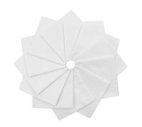 HankieWorld Extra Large Bandanas 27x27 inch Thick Solid Color Cotton Oversized Blank Head Bandannas for Men and Women, White 12 Pack, 27 inch
