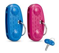 hankousi 2Pcs Key Turning Aid, Silicone Non-Slip Ergonomic Key Caps & Key Extensions for Seniors & Adults with Weak Hands (Blue Red)