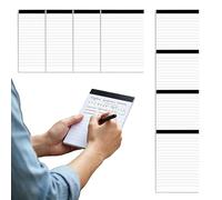 hankousi Pack of 8 A7 Mini Lined Notepads, Portable Pocket Notebooks for Office, Work, School, Memos, Diaries & Quick Notes on the Go