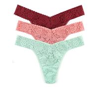 hanky panky 3PK ORG RISE THONGS IN POLYBAG, Shiraz, Antique Rose, Cool Sage, One size