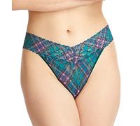 Hanky Panky 90s Plaid Original Rise Thong Green Multi One Size