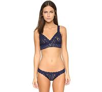 Hanky Panky Exclusive Lace Wrap Bralette, Navy, S