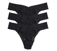 Hanky Panky Multi Pack - Signature Lace Original Rise Thong - 3 Pack-OS
