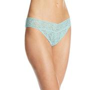 hanky panky Women's Signature Lace Original Thong Panty, Pistachio, One Size