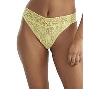 hanky panky, Signature Lace Original Rise Thong, One Size (4-14), Smile More/Yellow, One size
