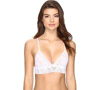 Hanky Panky Signature Lace Padded Triangle Bralette, White/White/White, S