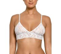 Hanky Panky Signature Lace Padded Triangle Bralette, White/White/White, XS