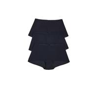 hanky panky Women's Breathe Soft Boyshorts 3 Pack, Black, M
