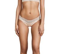 Hanky Panky Women's Cotton with a Conscience V-Kini Briefs, Chai, Medium