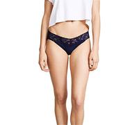 Hanky Panky Women's Cotton with a Conscience V-Kini Briefs, Navy, X-Small