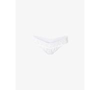 Hanky Panky Womens Hanky Panky Signature Original-Rise Stretch-Jersey Thong White 1 Size