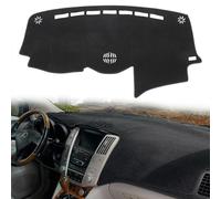 HanLanKa Dash Cover Mat Custom Fit for 2004-2006 Lexus RX330,2007-2009 RX350, 2006-2008 RX400h, Dashboard Cover Pad Carpet Protector with Cutout for Speaker (Black)