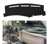 HanLanKa Dashboard Cover Dash Cover Mat Pad Compatible with 1999-2006 GMC Sierra/Chevy Chevrolet Silverado,2000-2006 GMC Yukon XL/Chevy Suburban Tahoe Avalanche(99-06, Black)