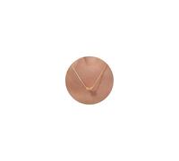 HANLI Gold Necklace for Women 14k Gold Plated Dainty Gold Ball Pendant Necklace Simple Box Chain Delicate Jewelry Everyday for Women