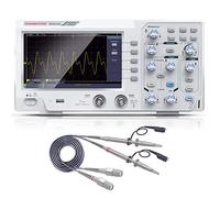 HANMATEK DOS1102 Digital oscilloscope with 2 Channels and Screen 7 inch / 18 cm, TFT-LCD Display, Portable Professional Oscilloscope Kit with 110mhz Bandwidth 1GS/s Sampling Rate