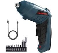 HANMATEK Electric Screwdriver Cordless Screwdriver Tool Rotated 90 Degrees with Rechargeable Battery & LED Light for Home DIY