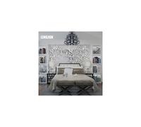 HANMERO Victorian Damask Embossed Non-Woven Flocking Wallpaper, Beige with Pink/Silver, TV/Bedroom Backdrop, Not Self-Adhesive, Model QZ0113
