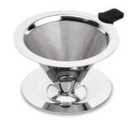 hanmir Coffee Filter, Coffee Filter, Stainless Steel, Reusable Coffee Dripper, Permanent Coffee Dripper for 1-2 Cups, Paperless Coffee Filter Ideal for Filter Coffee